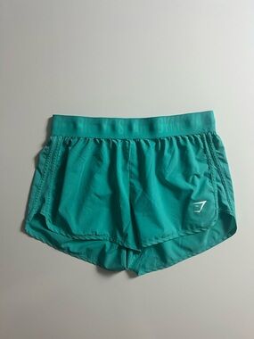 Gymshark Training Shorts, Aqua Blue, Size L